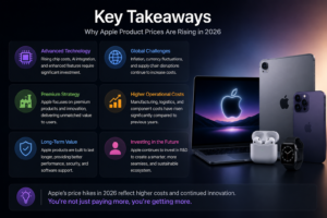 Key Takeways with apple product price hike in 2026